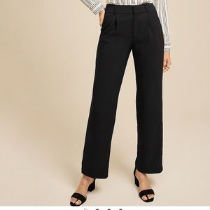 Maurices wide leg high rise black pants